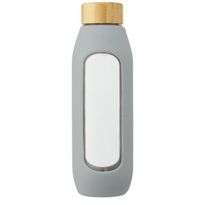 PF Concept 100666 - Tidan fles van 600 ml in borosilicaatglas met siliconen grip