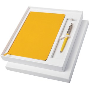 Parker 420011 - Parker geschenkverpakking voor Classic notitieboek en pen White