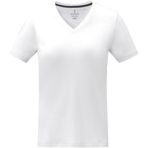 Elevate Life 38031 - Somoto Dames T-shirt met V-hals en korte mouwen   White