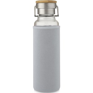 PF Concept 100696 - Thor 660 ml glazen fles met hoes van neopreen Grey