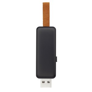 PF Concept 123741 - Gleam oplichtende USB flashdrive 8 GB Solid Black