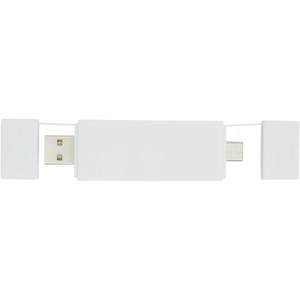 PF Concept 124251 - Mulan dubbele USB 2.0 hub White