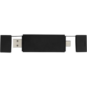 PF Concept 124251 - Mulan dubbele USB 2.0 hub Solid Black
