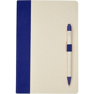 PF Concept 107811 - Dairy Dream set van referentie A5 notitieboek en balpen gemaakt van gerecyclede melkpakken Pool Blue