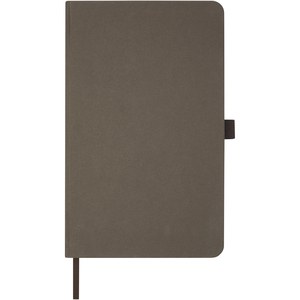 PF Concept 107812 - Fabianna notitieboek met harde kaft van crush papier Coffee Brown