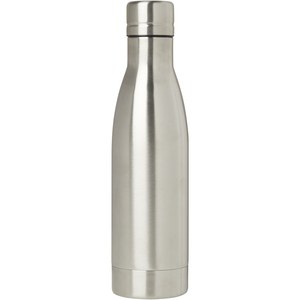 PF Concept 100736 - Vasa 500 ml RCS-gecertificeerde gerecyclede roestvrijstalen koperen vacuümgeïsoleerde fles Silver