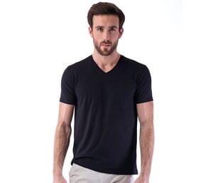 SANS Étiquette SE683 - Heren No Label V-hals T-shirt