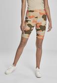 Urban Classics TB3423 - Dames Hoge Taille Camo Tech Fietsbroekje