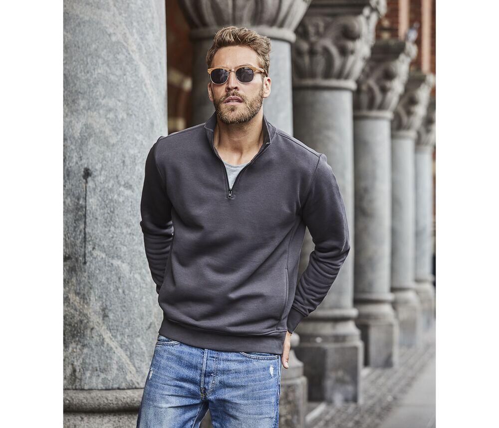 Half zip on sale sweatshirt mens