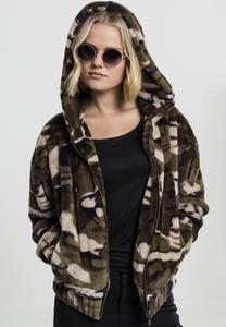 Urban Classics TB1753C - Dames Camo Teddy Jas