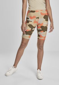 Urban Classics TB3423C - Dames Hoge Taille Camo Tech Fietsbroekje