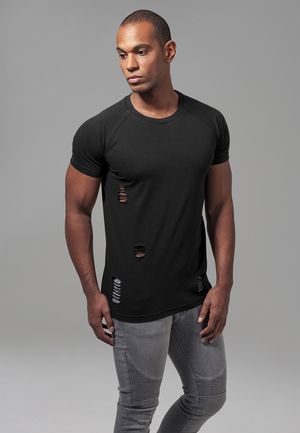 Urban Classics TB1588C - Gescheurd Raglan T-shirt