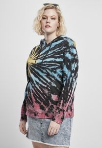 Urban Classics TB3450C - Dames Tie Dye Hoodie