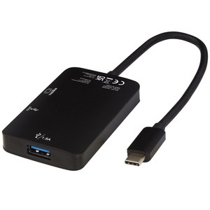 Tekiō® 124230 - ADAPT aluminium Type-C multimedia-adapter (USB-A/Type-C/HDMI)