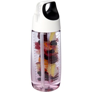 PF Concept 100784 - HydroFruit 700 ml drinkfles van gerecycled plastic met klapdeksel en infuser